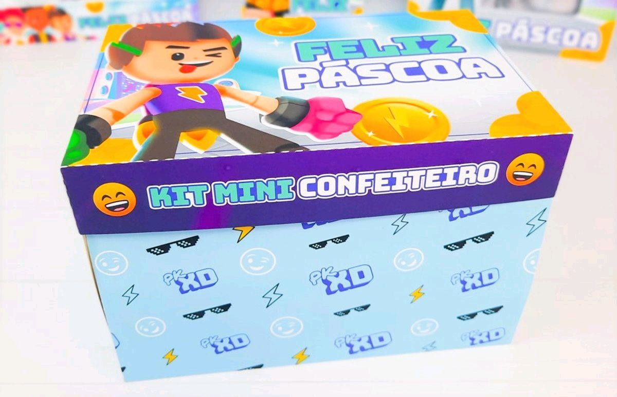 ARQUIVO PASCOA CAIXA CONFEITEIRO EXPLOSÃO PK XD MENINO #3453 - Imagem 2
