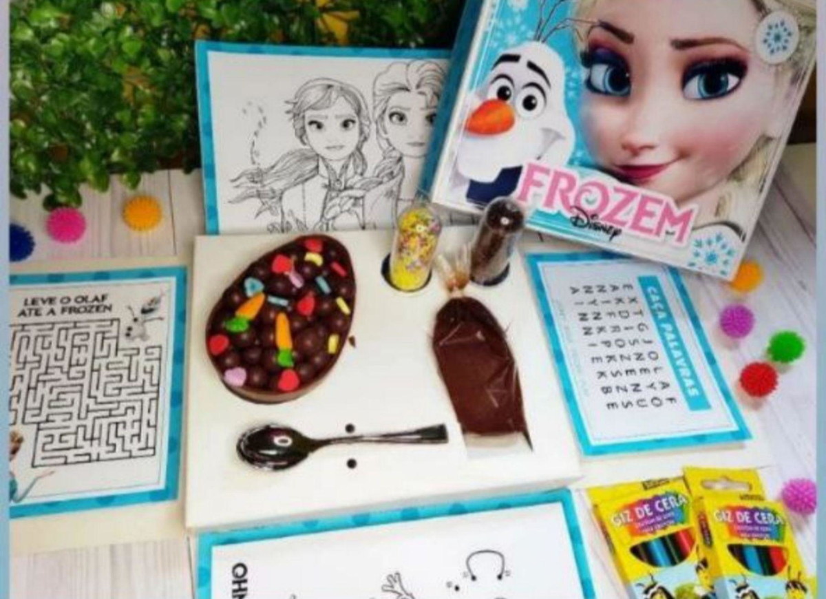 Arquivo Pascoa Caixa Explosão Mini Confeiteiro Frozen #14722