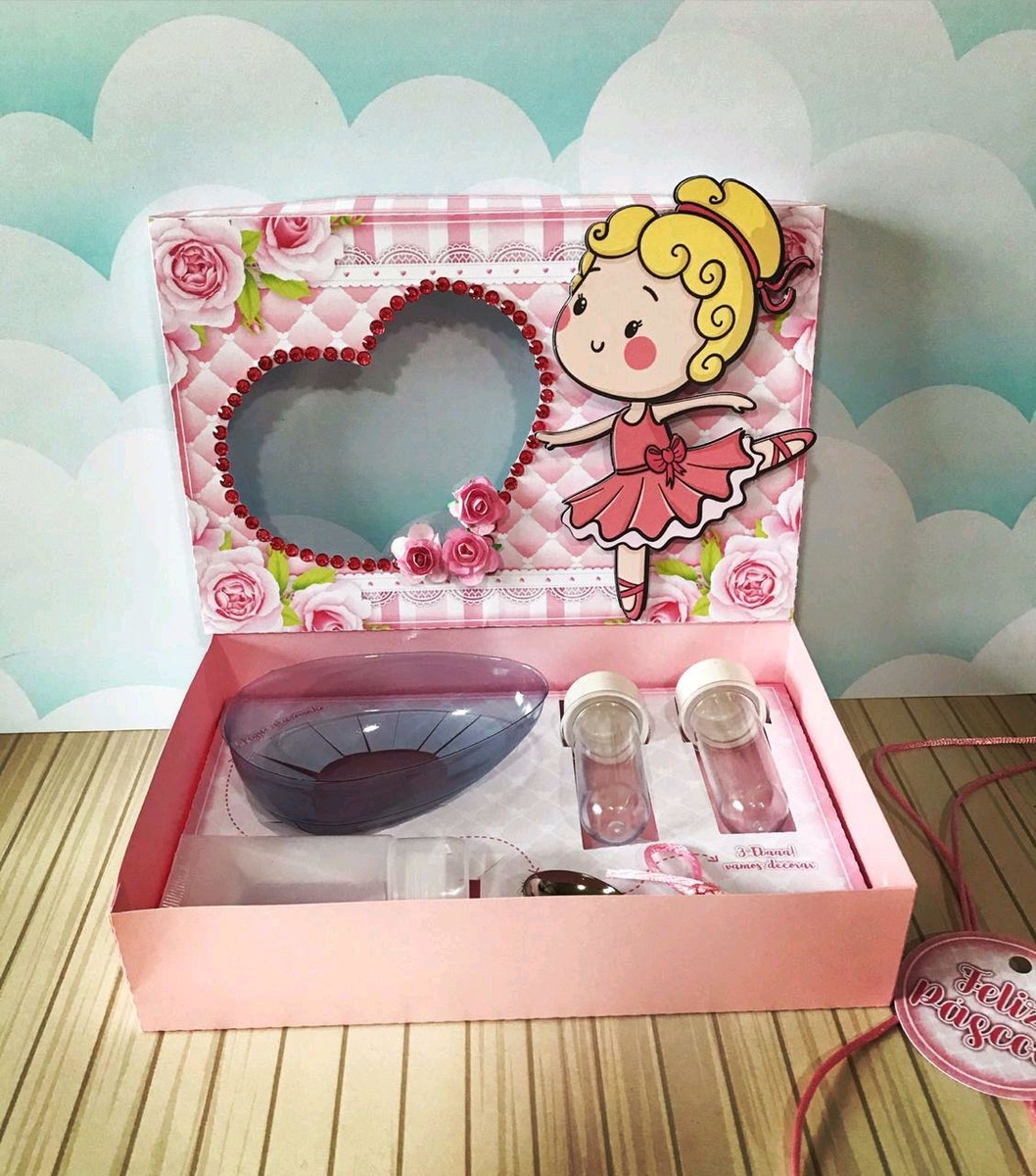 ARQUIVO PASCOA CAIXA MINI CONFEITEIRO BAILARINA #4544