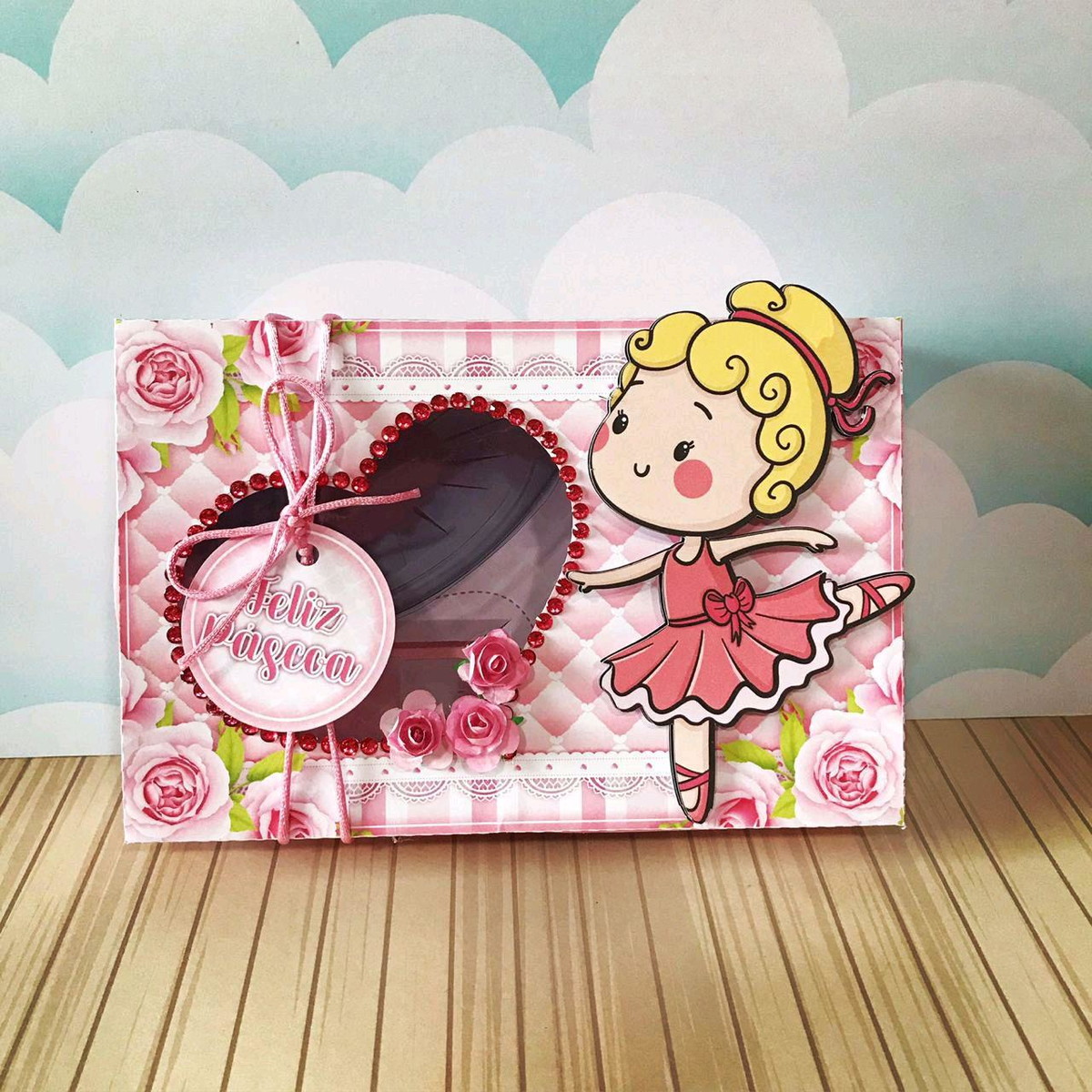 ARQUIVO PASCOA CAIXA MINI CONFEITEIRO BAILARINA #4544 - Imagem 2