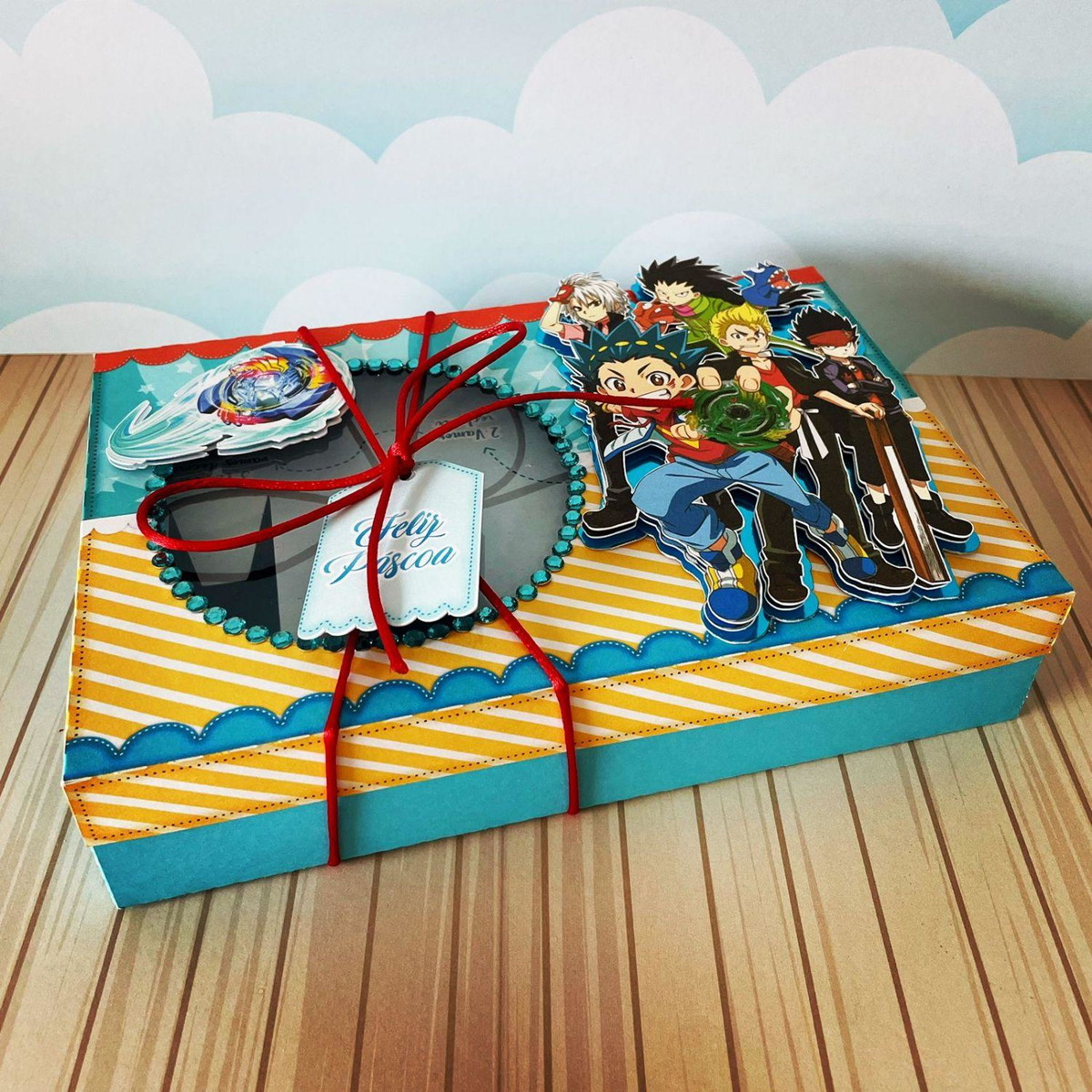 Arquivo Páscoa Caixa Mini Confeiteiro Beyblade #15748 - Imagem 3