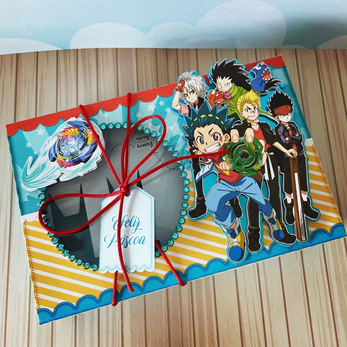 Arquivo Páscoa Caixa Mini Confeiteiro Beyblade #15748 - Imagem 5