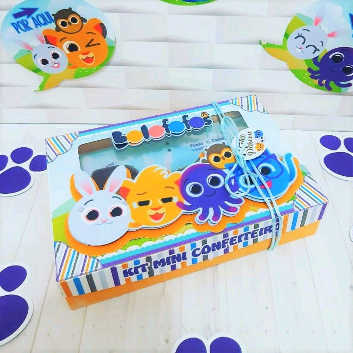 ARQUIVO PASCOA CAIXA MINI CONFEITEIRO BOLOFOFO MENINO #3475 - Imagem 2