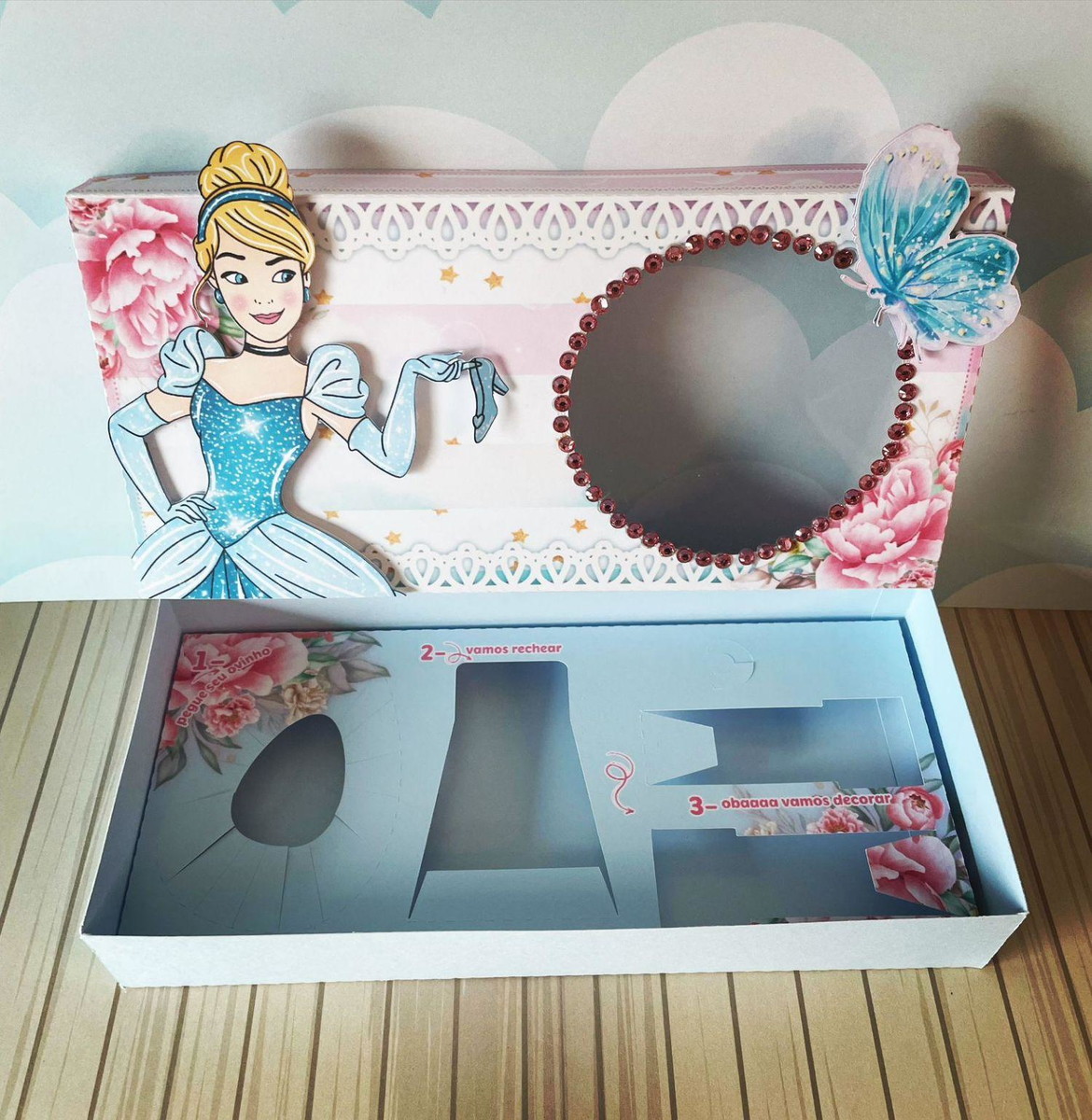 Arquivo Páscoa Caixa Mini Confeiteiro Cinderela #15762 - Imagem 4