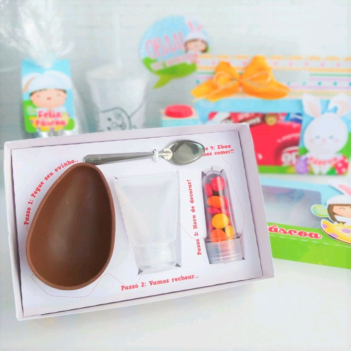 ARQUIVO PASCOA CAIXA MINI CONFEITEIRO COELHINHO MENINA #3476 - Imagem 3