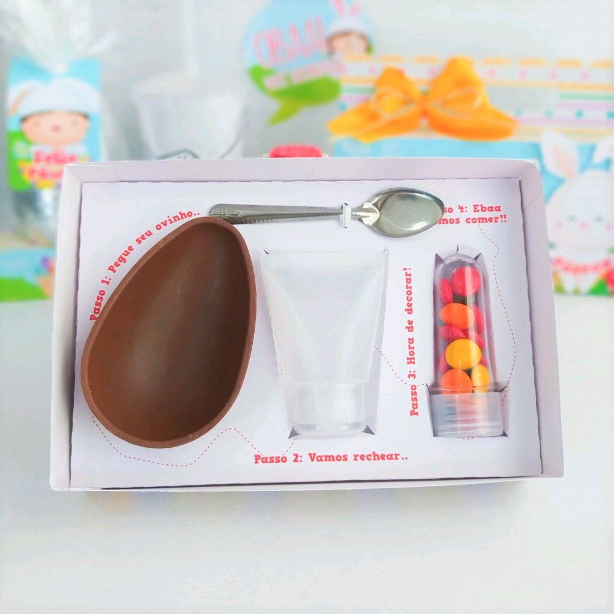 ARQUIVO PASCOA CAIXA MINI CONFEITEIRO COELHINHO MENINA #3476 - Imagem 2