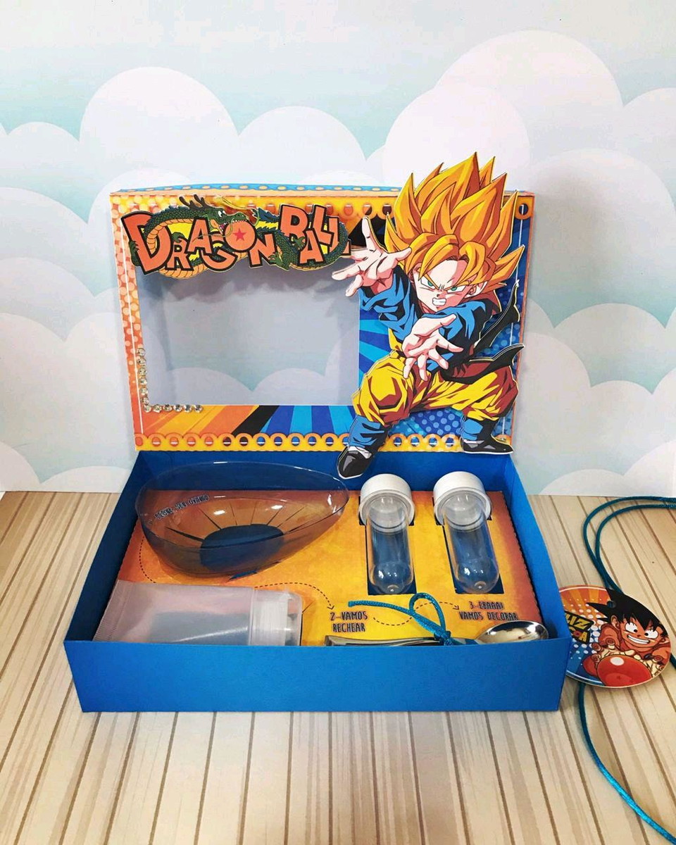 ARQUIVO PASCOA CAIXA MINI CONFEITEIRO DRAGONBALL #4562