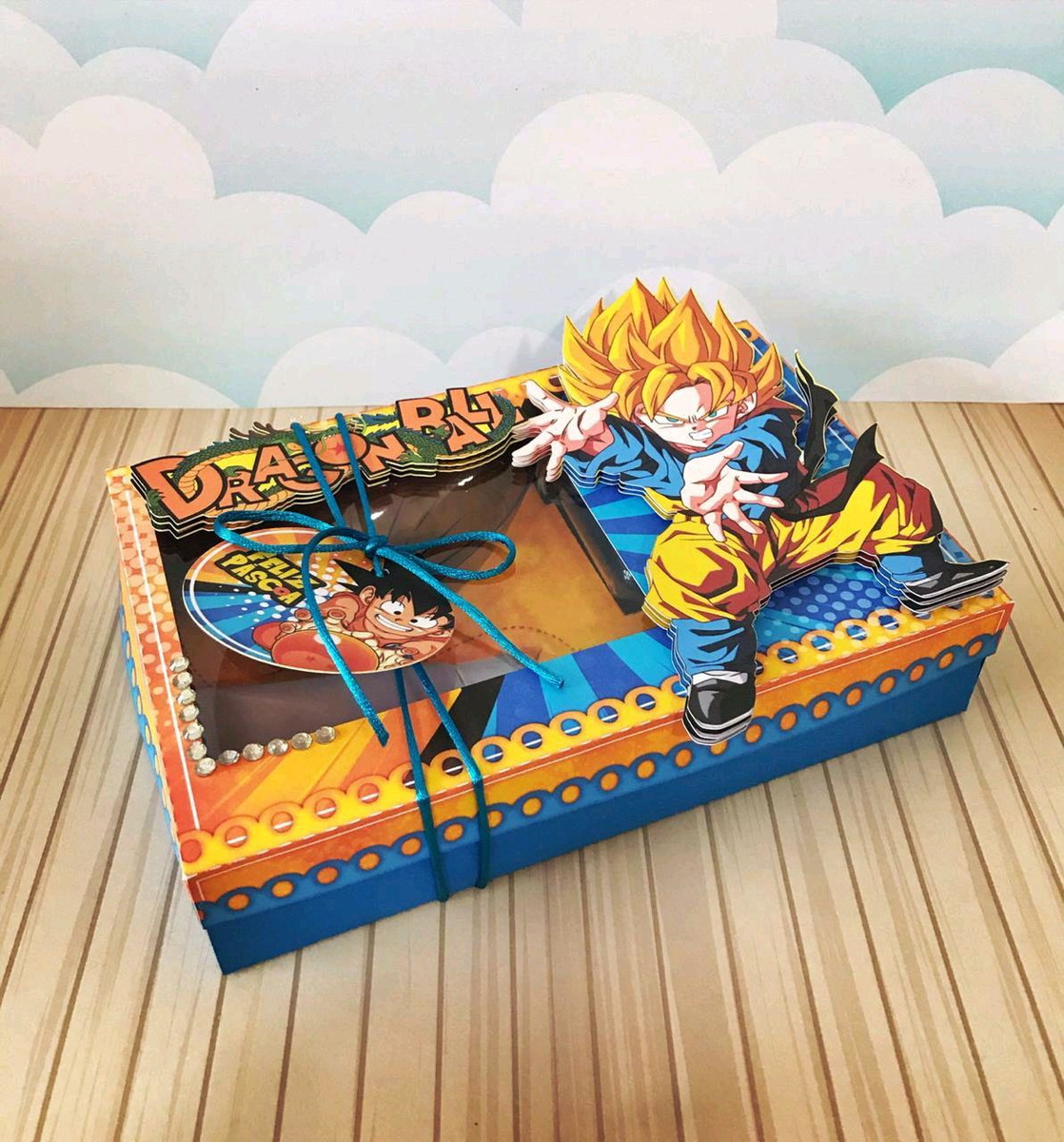 ARQUIVO PASCOA CAIXA MINI CONFEITEIRO DRAGONBALL #4562 - Imagem 3