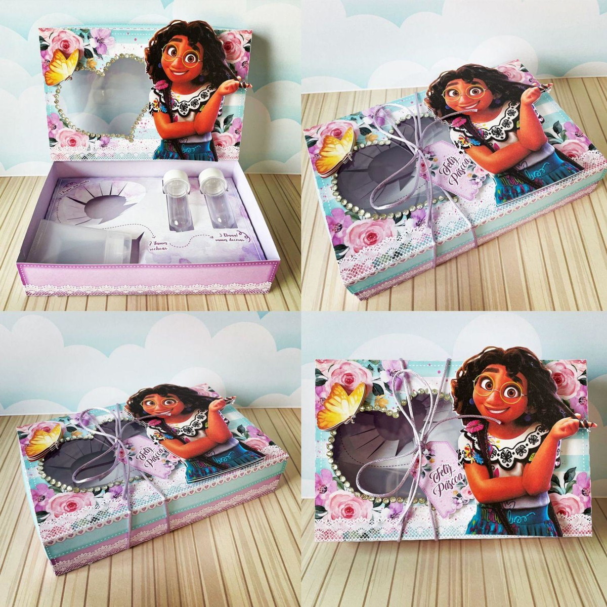 Arquivo Páscoa Caixa Mini Confeiteiro Encanto Menina #15753