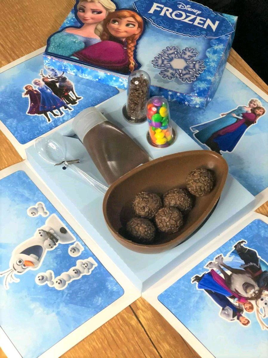 ARQUIVO PASCOA CAIXA MINI CONFEITEIRO EXPLOSAO FROZEN #3564 - Imagem 2