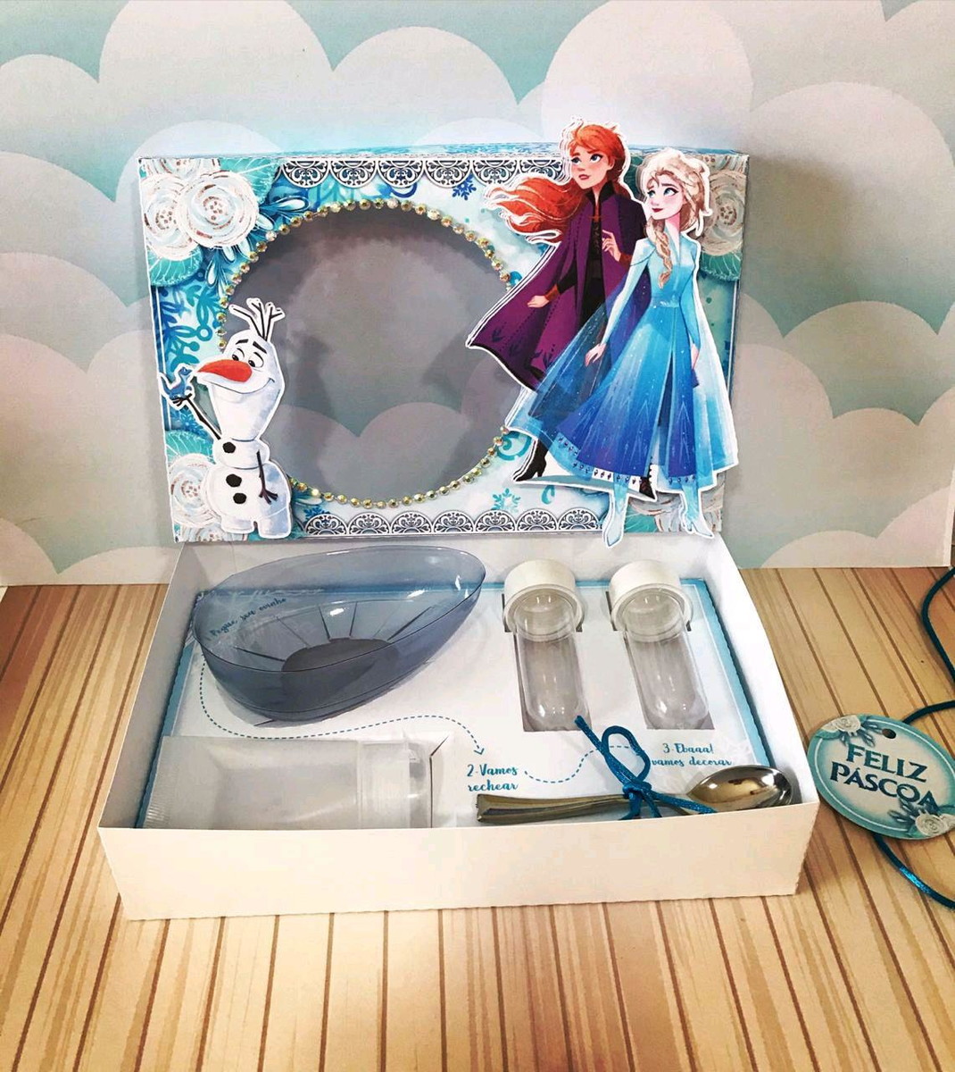 ARQUIVO PASCOA CAIXA MINI CONFEITEIRO FROZEN #4548