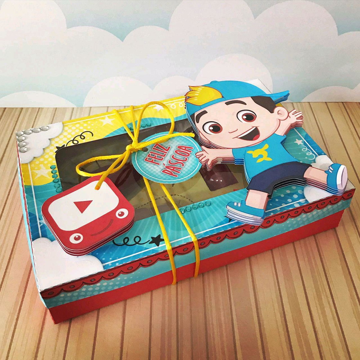 ARQUIVO PASCOA CAIXA MINI CONFEITEIRO LUCAS NETO #4565 - Imagem 3