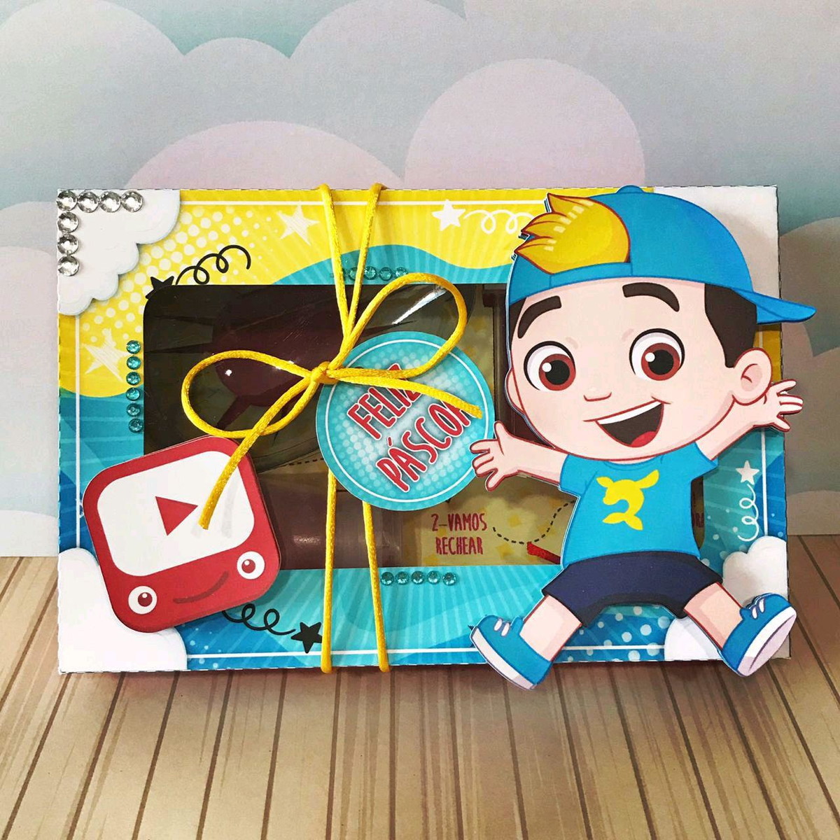 ARQUIVO PASCOA CAIXA MINI CONFEITEIRO LUCAS NETO #4565