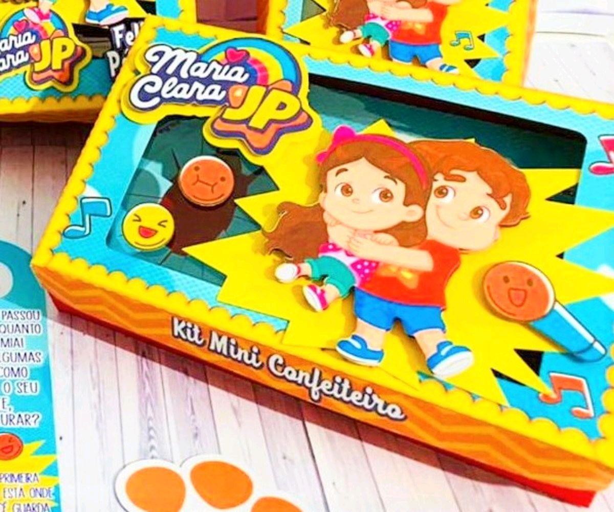 ARQUIVO PASCOA CAIXA MINI CONFEITEIRO MARIA CLARA E JP #3480 - Imagem 3
