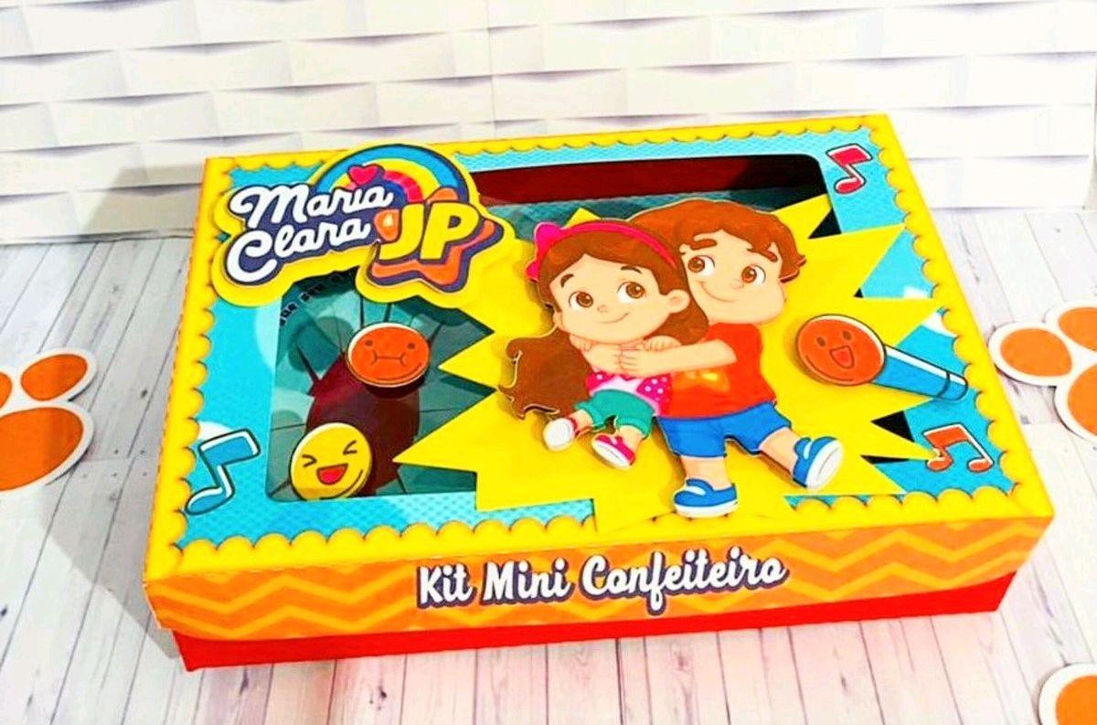 ARQUIVO PASCOA CAIXA MINI CONFEITEIRO MARIA CLARA E JP #3480 - Imagem 2