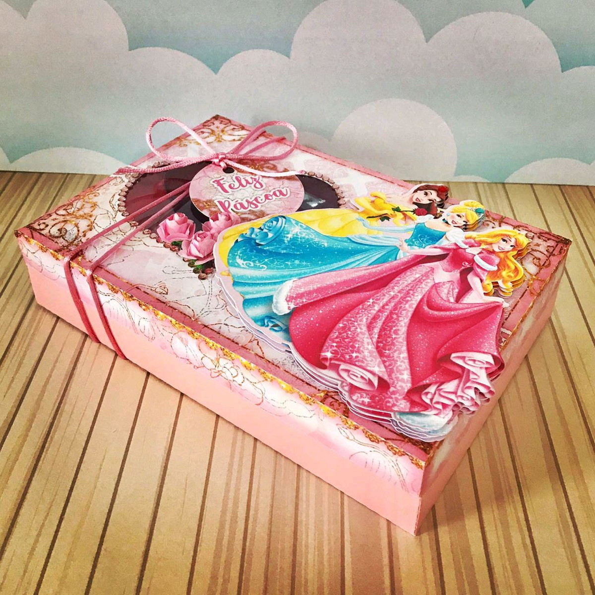 ARQUIVO PASCOA CAIXA MINI CONFEITEIRO PRINCESAS #4556 - Imagem 3