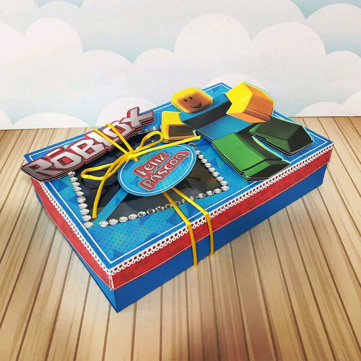 ARQUIVO PASCOA CAIXA MINI CONFEITEIRO ROBLOX #4572 - Imagem 3