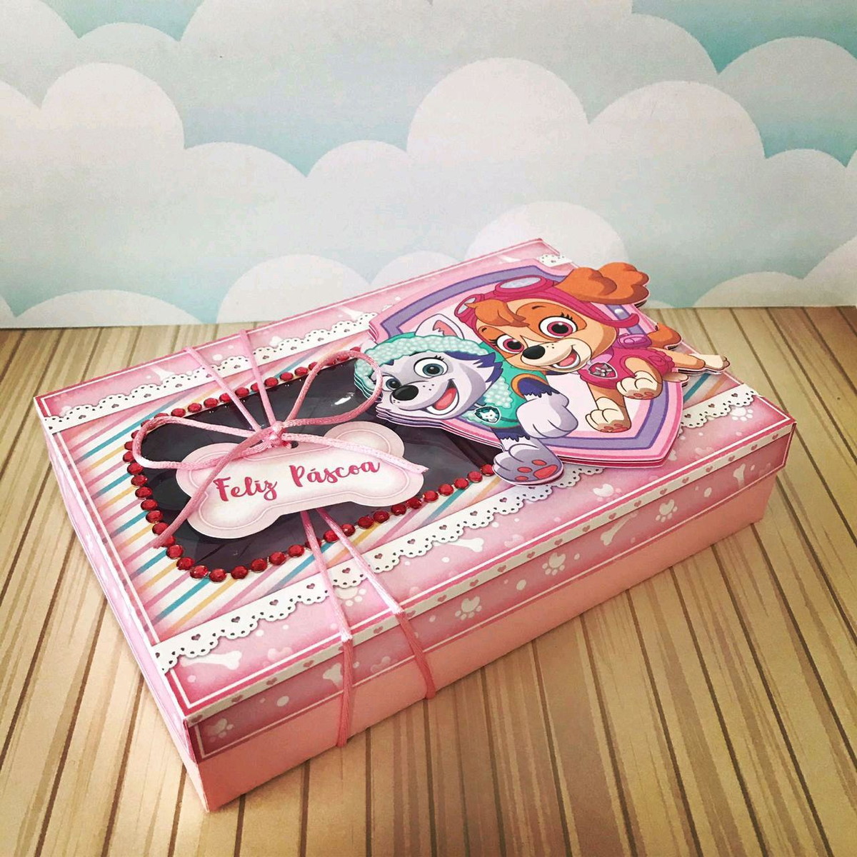 Arquivo Pascoa Caixa Mini Confeiteiro Skye e Everest #4557 - Imagem 3
