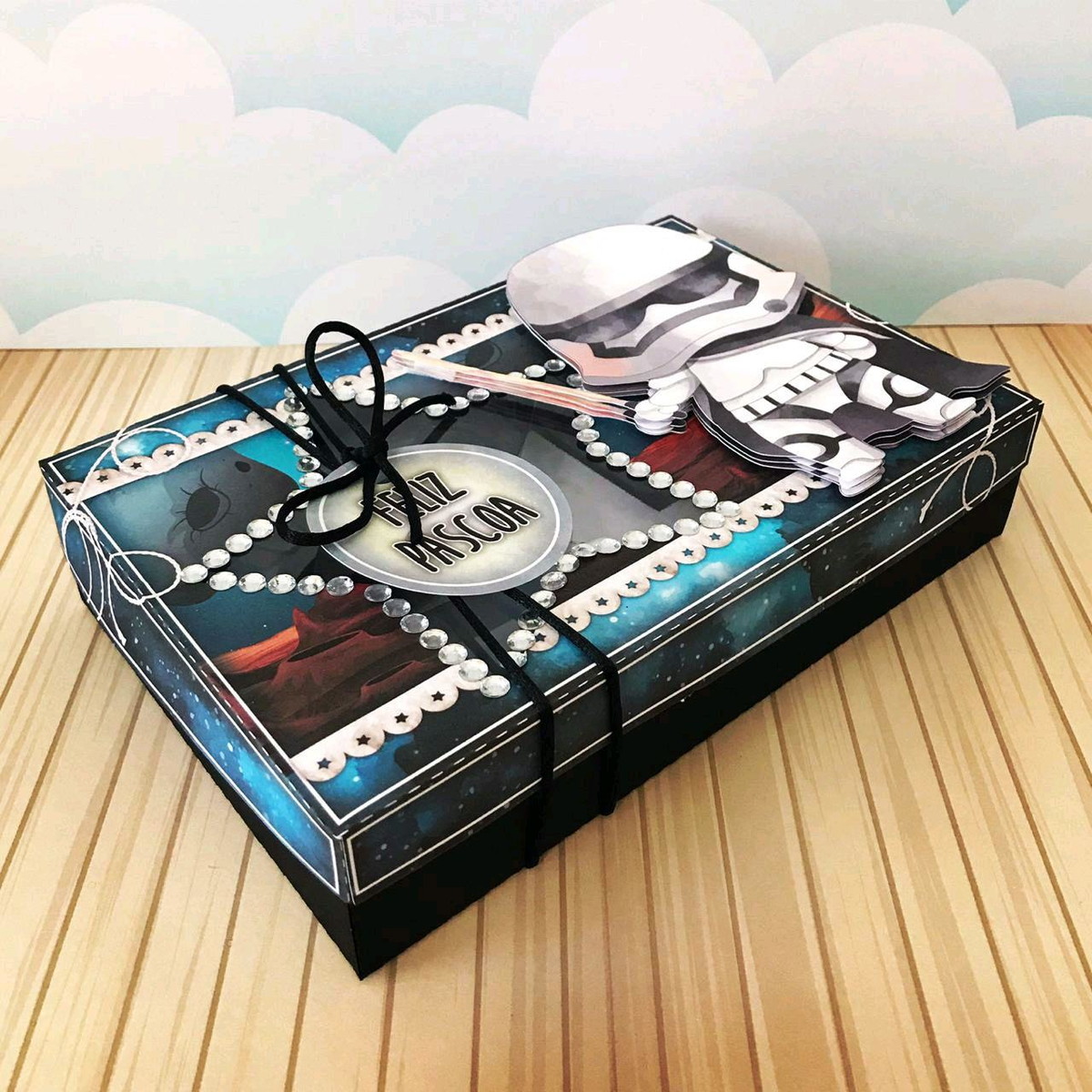 ARQUIVO PASCOA CAIXA MINI CONFEITEIRO STAR WARS #4574 - Imagem 3