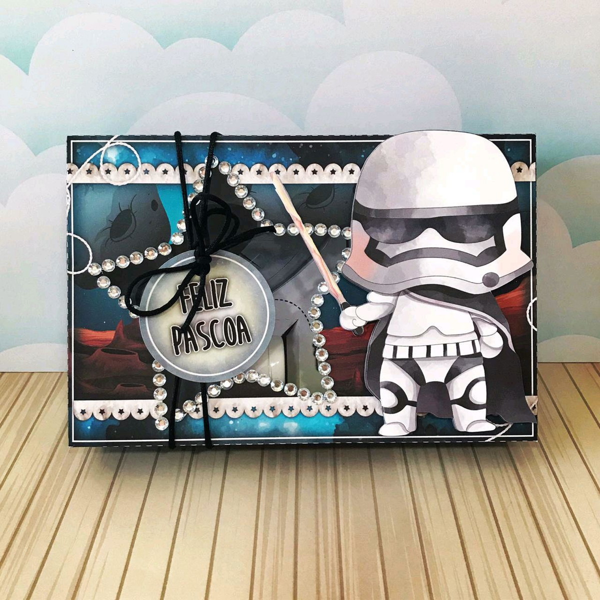 ARQUIVO PASCOA CAIXA MINI CONFEITEIRO STAR WARS #4574 - Imagem 2