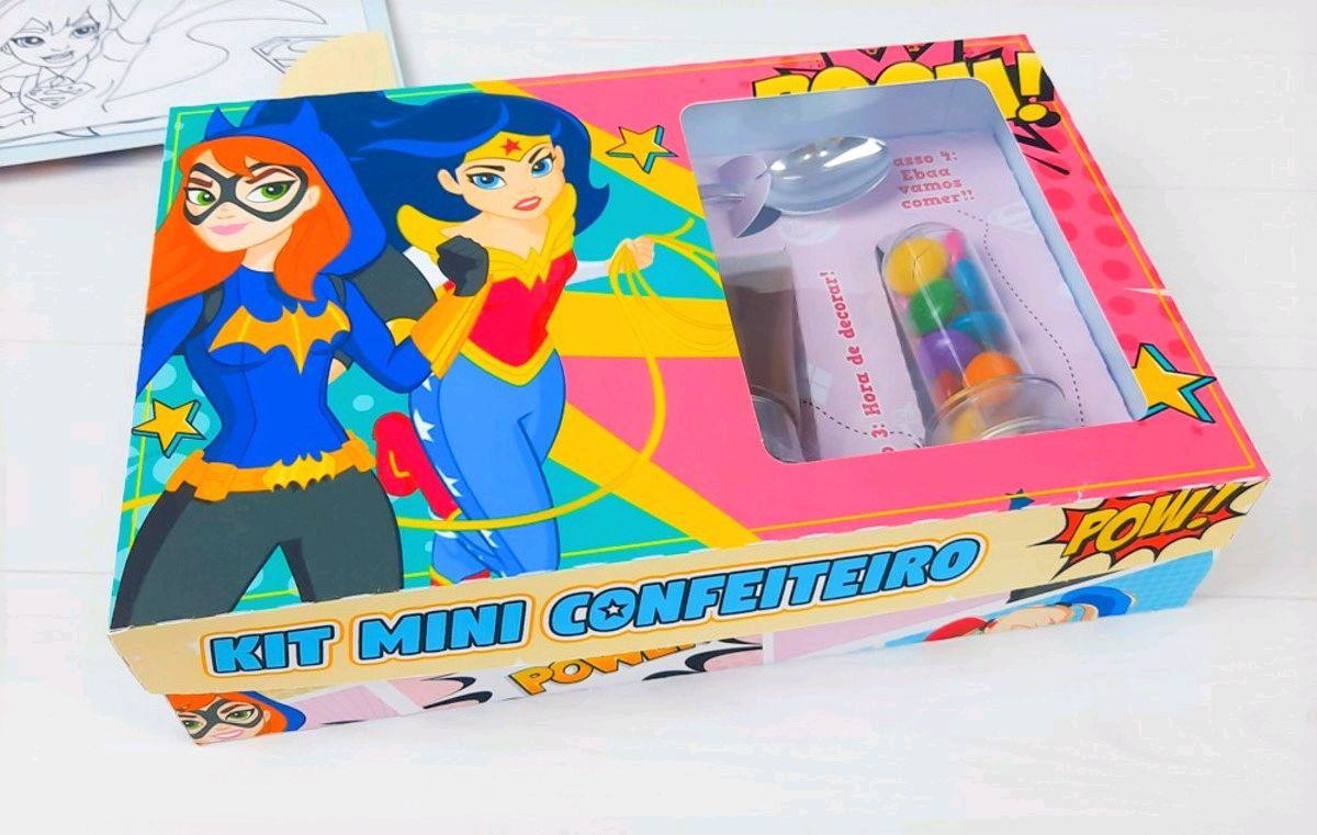 ARQUIVO PASCOA CAIXA MINI CONFEITEIRO SUPER HEROINA #3377