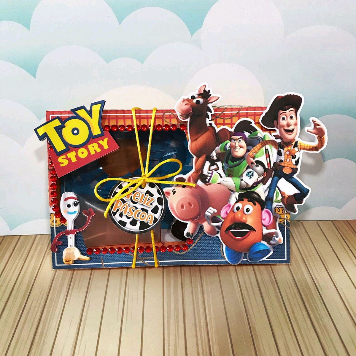 ARQUIVO PASCOA CAIXA MINI CONFEITEIRO TOY STORY #4576 - Imagem 3