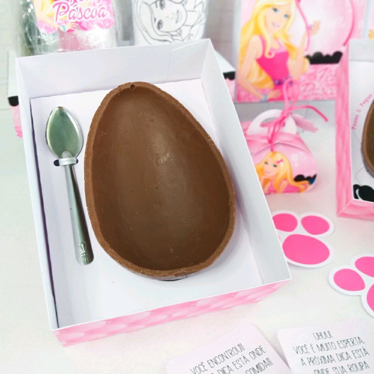ARQUIVO PASCOA CAIXA OVO DE COLHER 250g BARBIE #4108