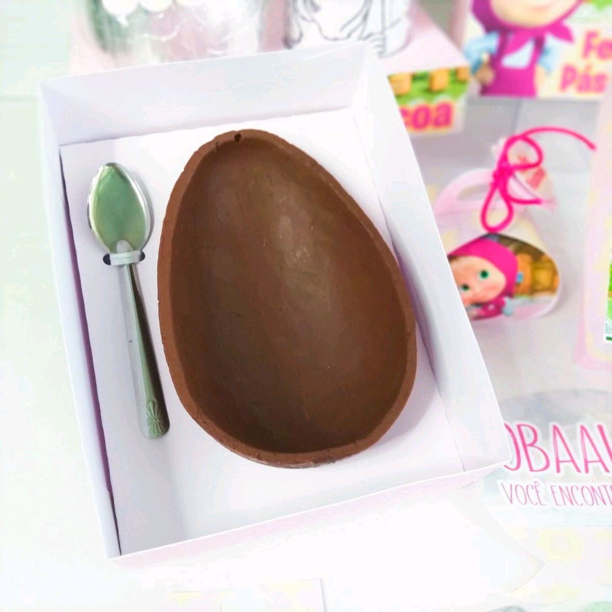 ARQUIVO PASCOA CAIXA OVO DE COLHER MASHA E O URSO 250g #3611 - Imagem 2