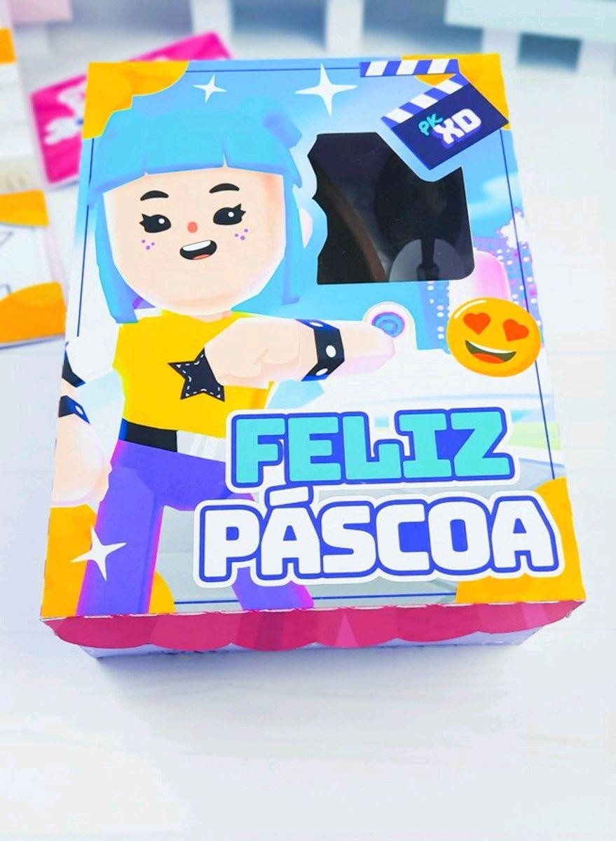 ARQUIVO PASCOA CAIXA OVO DE COLHER PK XD MENINA 250g #3393 - Imagem 2
