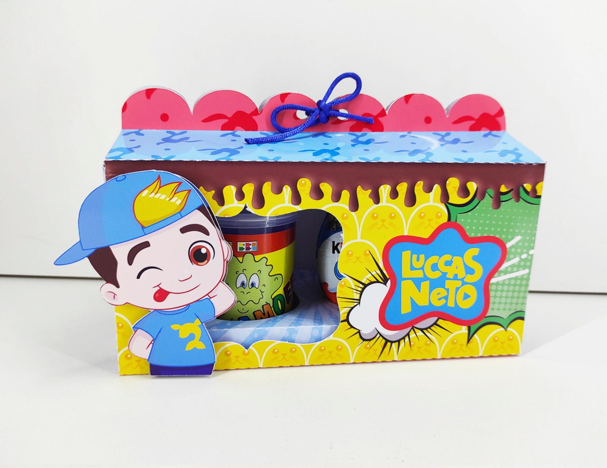 ARQUIVO PASCOA CAIXA SLIME E KINDER OVO LUCAS NETO #13710 - Imagem 2