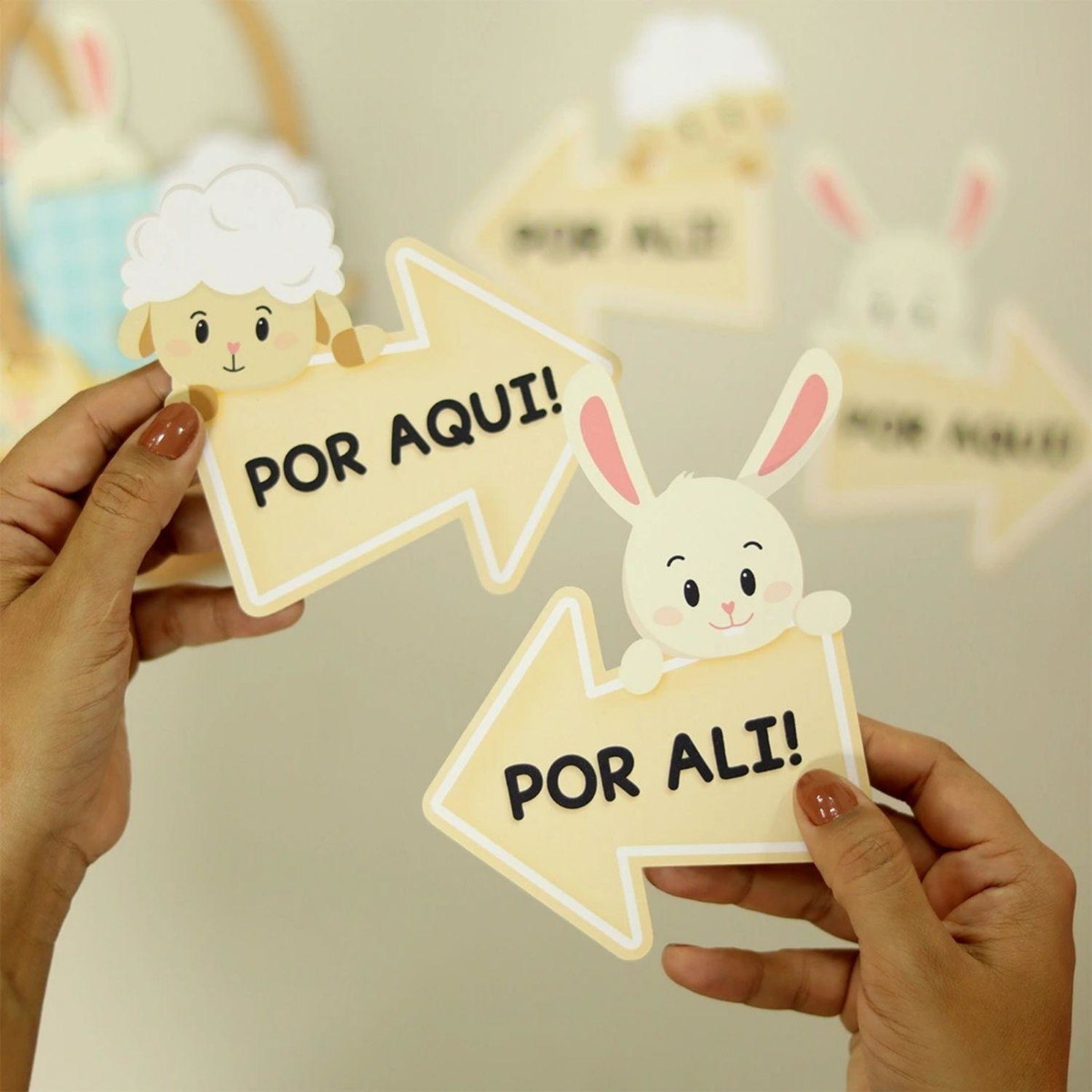 Arquivo Pascoa Kit Caça aos Ovos Coelhinhos #15788 - Imagem 5