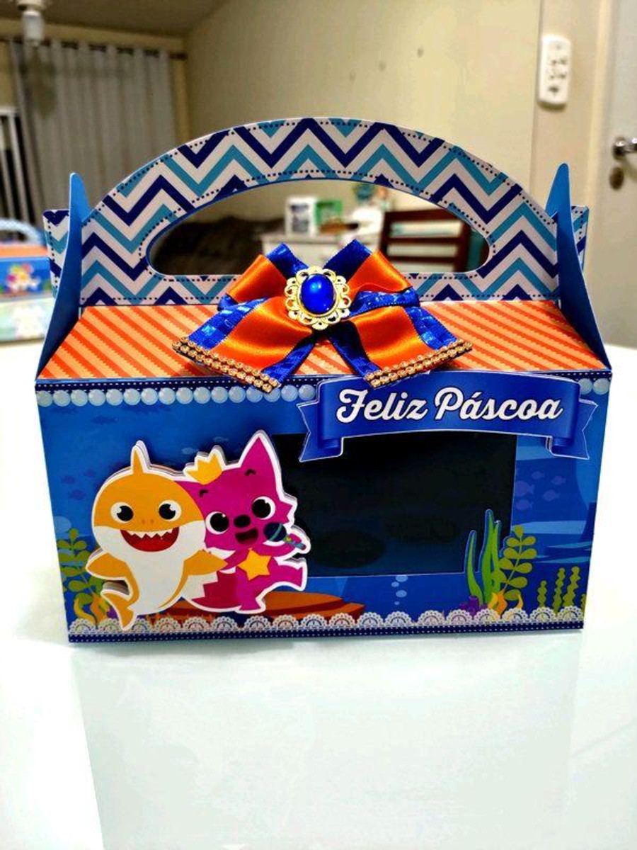 ARQUIVO PASCOA KIT MALETA BABY SHARK #4578 - Imagem 2