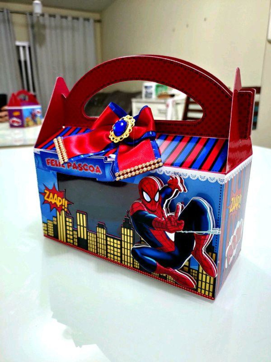 ARQUIVO PASCOA KIT MALETA HOMEM ARANHA #4580