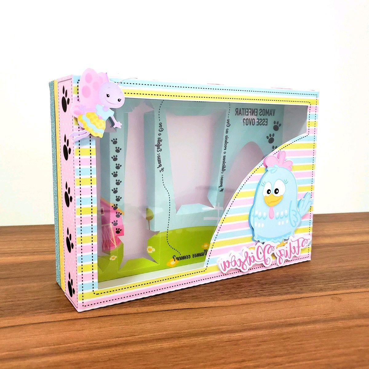 ARQUIVO PASCOA MINI CONFEITEIRO GALINHA PINTADINHA #3036