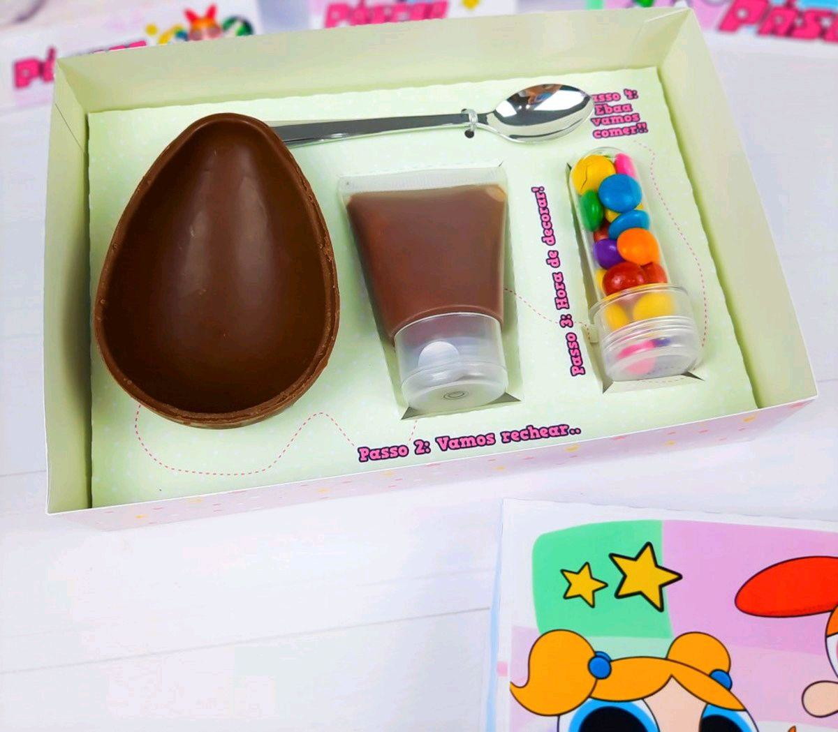 ARQUIVO PASCOA MINI CONFEITEIRO MENINAS SUPER PODEROSAS 3368 - Imagem 3