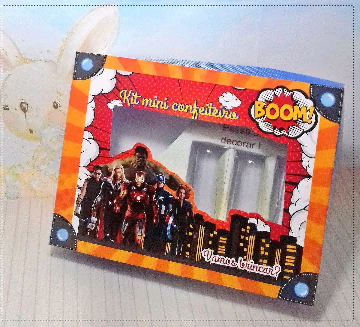 ARQUIVO PASCOA MINI CONFEITEIRO VINGADORES AVENGERS #3149
