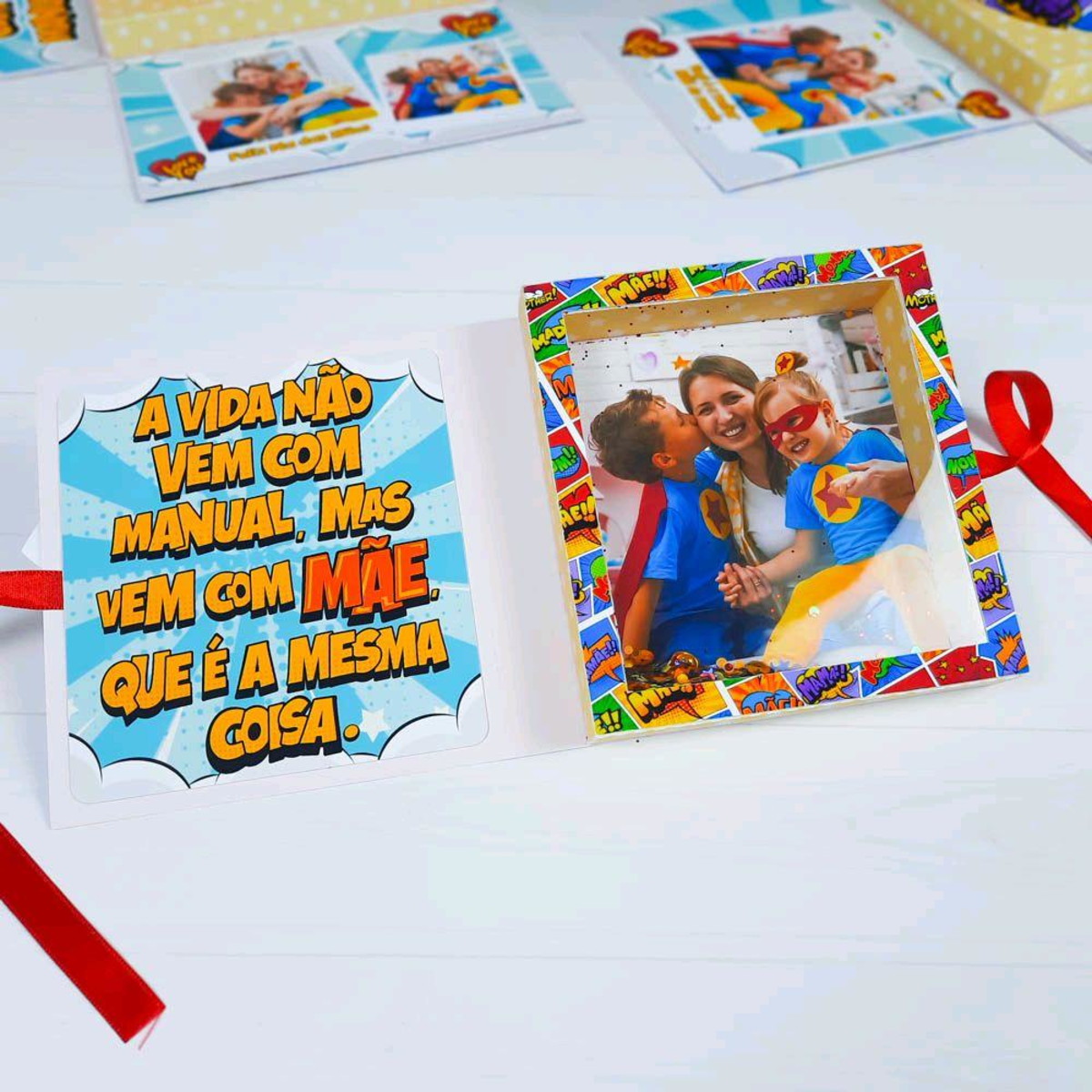 ARQUIVO SUPER MÃE QUADRO COM MENSAGENS DIA DAS MÃES #5102
