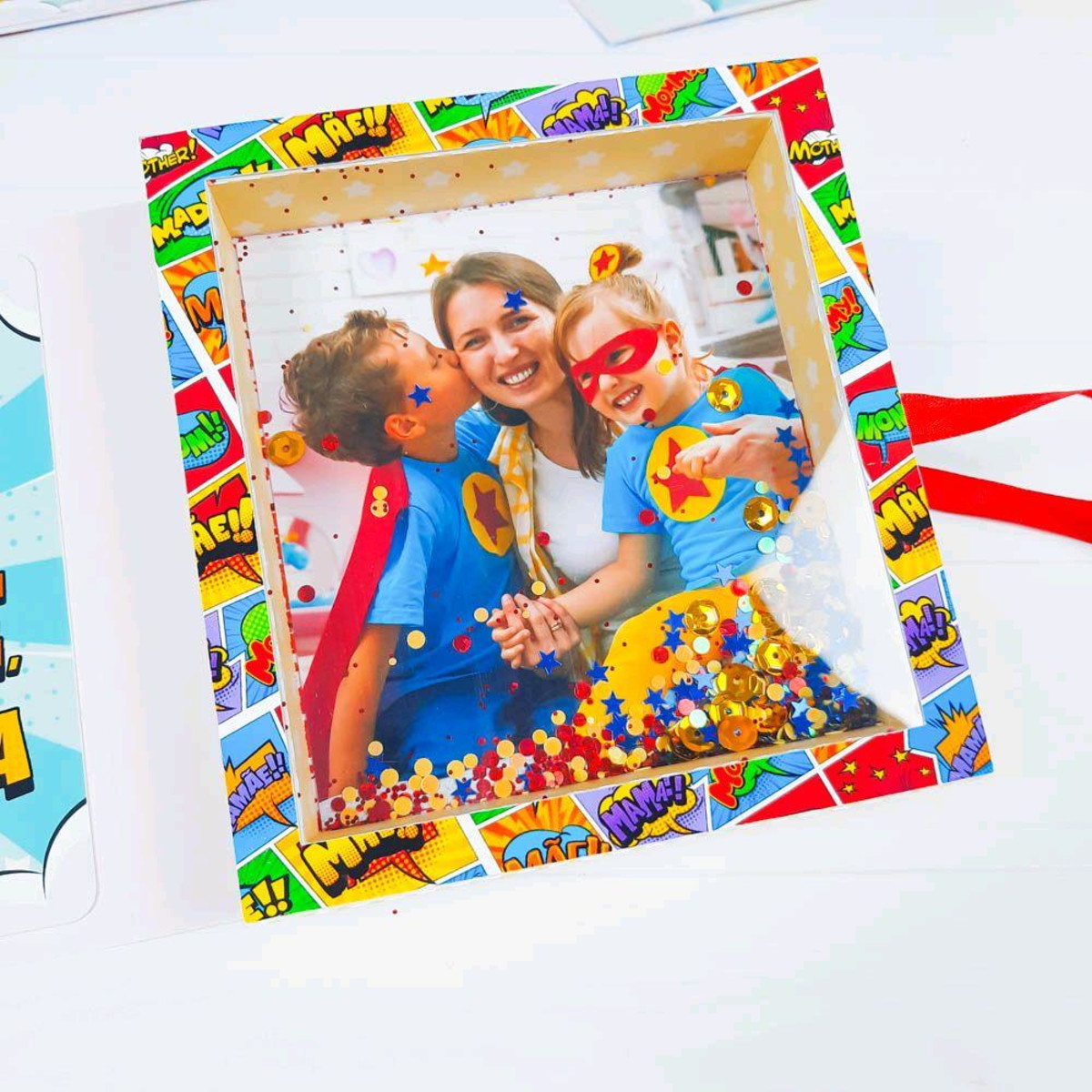 ARQUIVO SUPER MÃE QUADRO COM MENSAGENS DIA DAS MÃES #5102 - Imagem 2