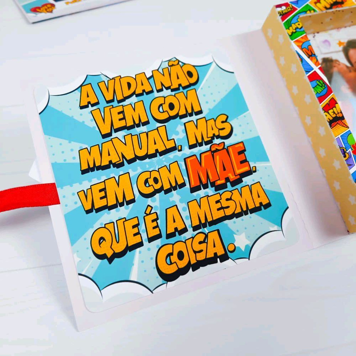 ARQUIVO SUPER MÃE QUADRO COM MENSAGENS DIA DAS MÃES #5102 - Imagem 3