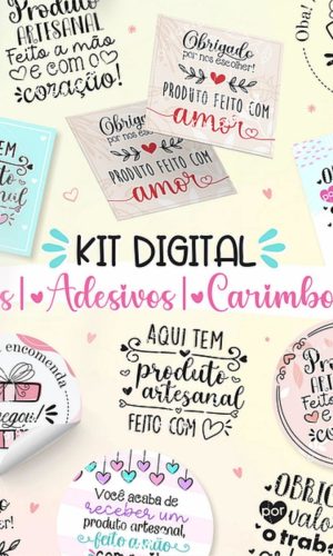 ARQUIVO TAGS ADESIVOS CARIMBOS AGRADECIMENTO CLIENTES #13849