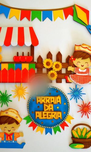 Arquivo Topo de Bolo Arraiá Festa Junina São João #14193