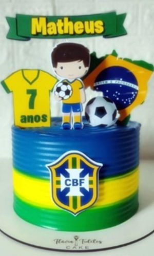 Arquivo Topo de Bolo Brasil Copa do Mundo 2022 #15487