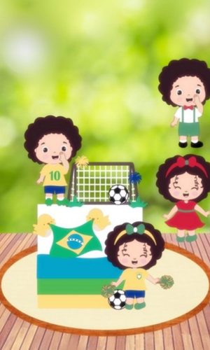 Arquivo Topo de Bolo Brasil Copa do Mundo 2022 #15489