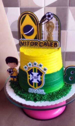 Arquivo Topo de Bolo Brasil Copa do Mundo 2022 #15601