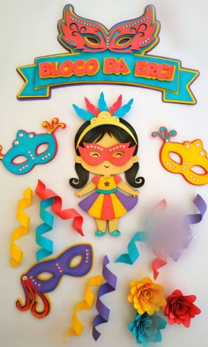 Arquivo Topo de Bolo Carnaval Bloquinho 2023 #15723