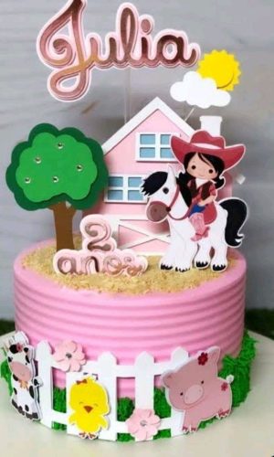 Arquivo Topo de Bolo Fazendinha Rosa (#9088)