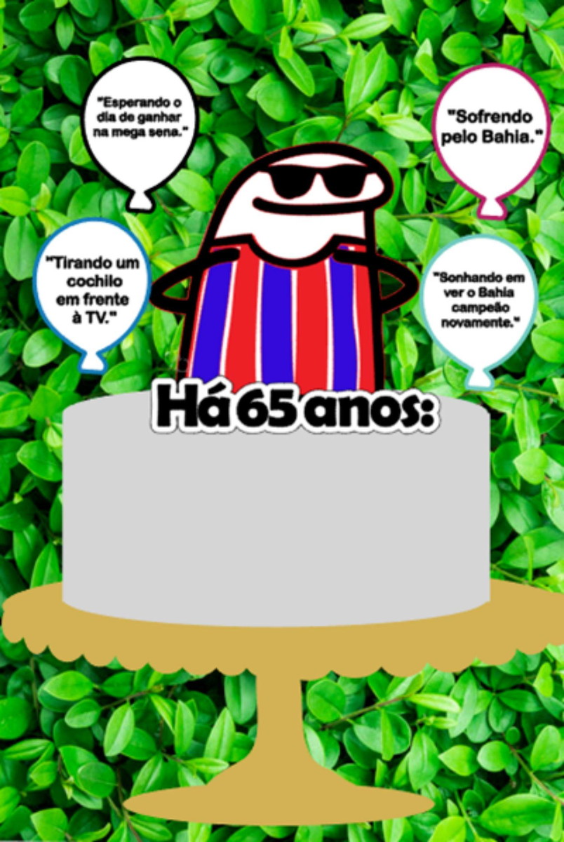 Arquivo Topo de Bolo Flork Aniversário Time Bahia #15679