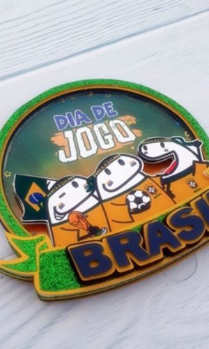 Arquivo Topo de Bolo Flork Brasil Copa do Mundo 2022 #15510