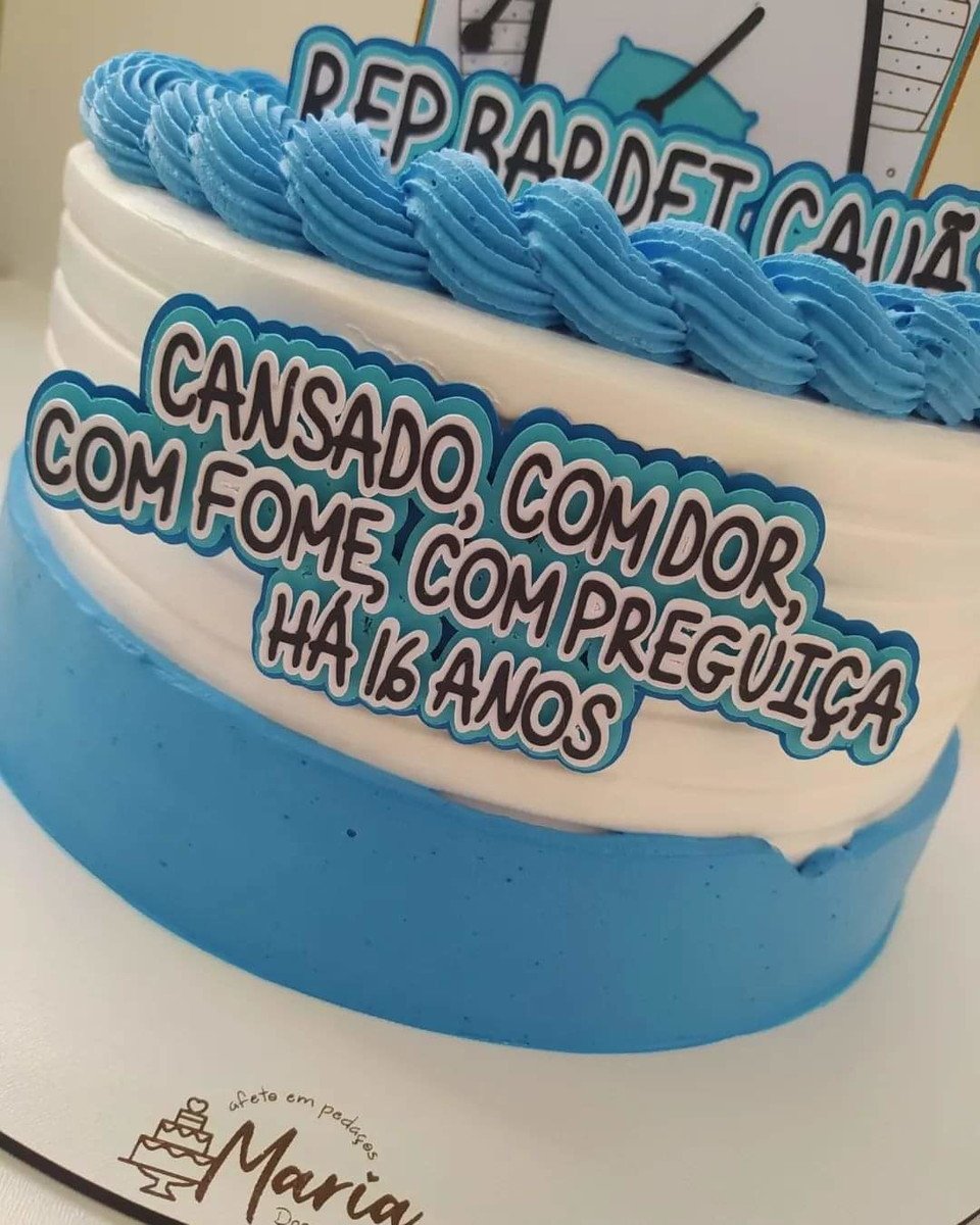 Arquivo Topo de Bolo - Flork Cansado - Imagem 2