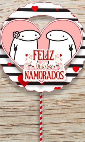 ARQUIVO TOPO DE BOLO FLORK DIA DOS NAMORADOS #14119